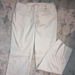 LOFT Marisa ivory pants 00 petite